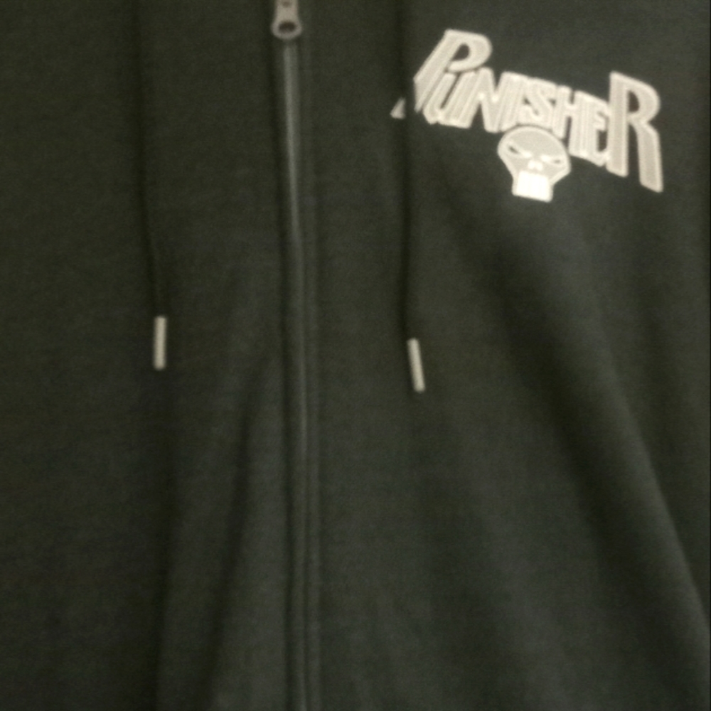 Marvel Punisher Zippered Sweatshirt